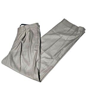 Perry Ellis Portfolio Tan Dress Pants Mens Size 38 X 32 Slacks Work Casual